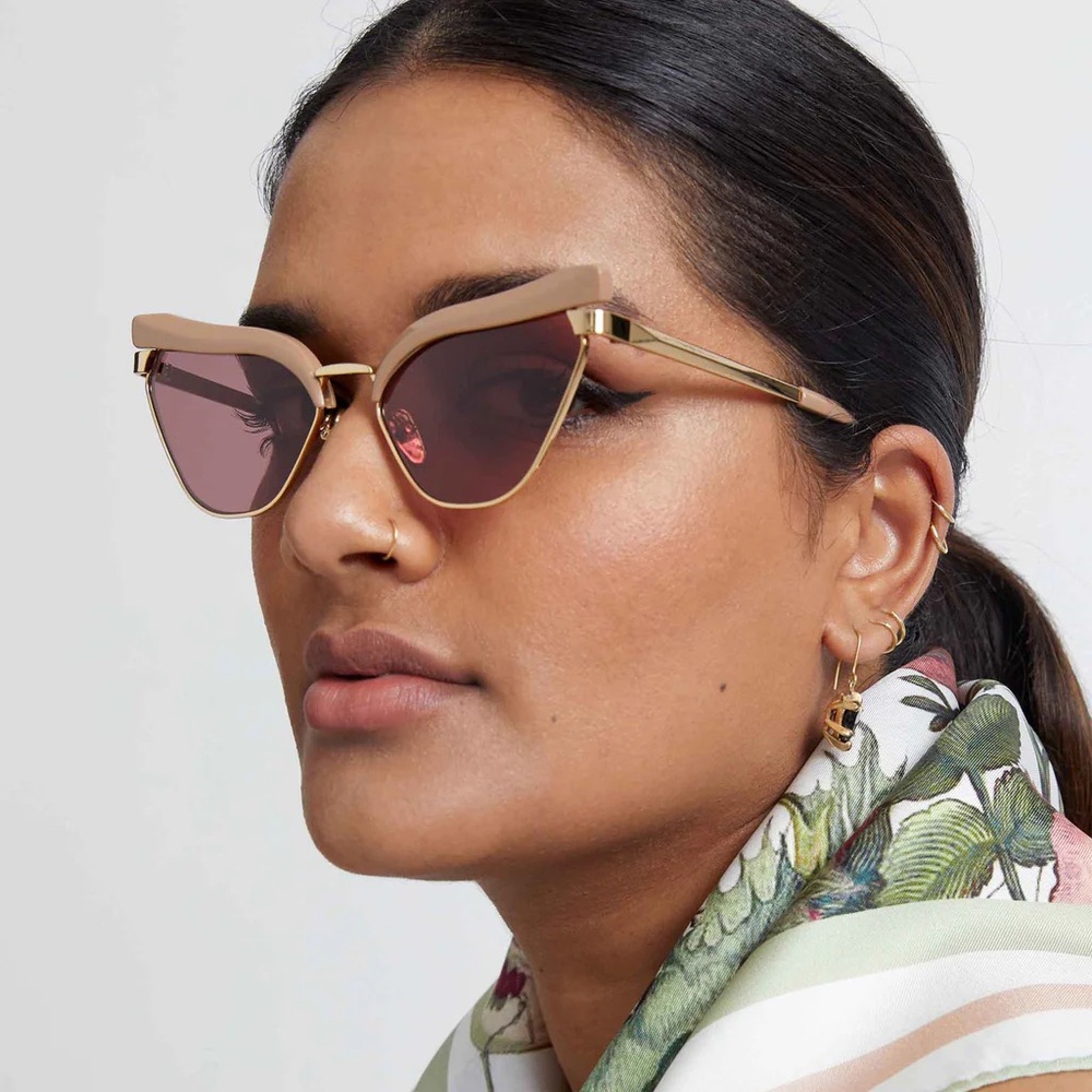 Karen Walker Fantasia Sunglasses - Taupe